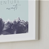 "Your Adventure" - Art Print in pewter by Eric Ransom - Frame Close-up