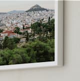 "Hellas V" - Art Print in Pine Green by Lindsay Ferraris Photography - Frame Close-up
