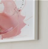 "Petal Hymn" - Art Print in Petal Pink by Sarah McInroe - Frame Close-up