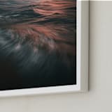 "The Uniqueness of Waves XLIX" - Art Print in Stormy Gold by Tal Paz-Fridman - Frame Close-up