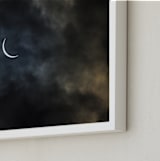 "Eclipse Eleven" - Art Print in Eclipse Navy by Jeff Preuss - Frame Close-up