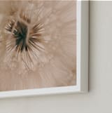 "Dandelion III" - Art Print in Soft Beige by Rasa Puzinaite - Frame Close-up