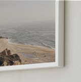 "Cliff" - Art Print in beige by Lena Erysheva - Frame Close-up