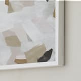 "Sierra Abstraction 1" - Art Print in Nude by Melanie Severin - Frame Close-up