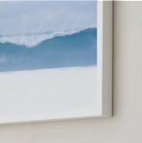 "Afternoon Swell" - Art Print in Ocean Blue by Mike Sunu - Frame Close-up