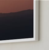 "Sunrise over Ramon crater #8" - Art Print in Sunrise over Ramon crater #8 Brown by Tal Paz-Fridman - Frame Close-up
