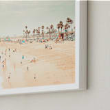 "Endless Summer I Newport" - Art Print in Sea Mist by Shawna Urban - Frame Close-up