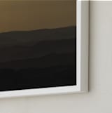 "Sunrise over Ramon crater #2" - Art Print in Sunrise over Ramon crater #2 Brown by Tal Paz-Fridman - Frame Close-up