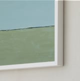 "Linear2" - Art Print in sky blue by Camille Pietrow - Frame Close-up