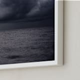 "Seaside #14" - Art Print in Storm Blue by Tal Paz-Fridman - Frame Close-up