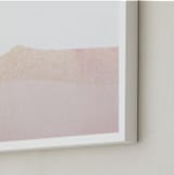 "Desert Dune" - Art Print in dusty rose by Sadie Holden - Frame Close-up