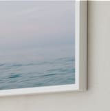 "Atlantic Mist" - Art Print in Sea Blue by Lindsay Ferraris Photography - Frame Close-up