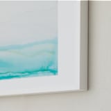 "Seafront" - Art Print in Sea Blue by Itsy Belle Studio - Frame Close-up