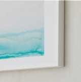 "Seafront" - Art Print in Sea Blue by Itsy Belle Studio - Frame Close-up