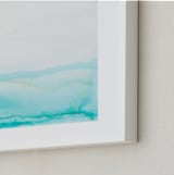 "Seafront" - Art Print in Sea Blue by Itsy Belle Studio - Frame Close-up