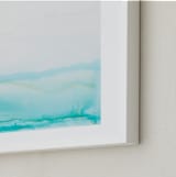"Seafront" - Art Print in Sea Blue by Itsy Belle Studio - Frame Close-up