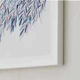 "Dreaming of Leaves" - Art Print in White by Priscilla Lee - Frame Close-up