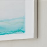 "Seafront" - Art Print in Sea Blue by Itsy Belle Studio - Frame Close-up