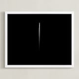 "Black and White II" - Art Print in Dark Skies by Tal Paz-Fridman - Framed