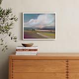 "Fields of Canyons" - Art Print in Canyon Green by AlisonJerry - In a Room