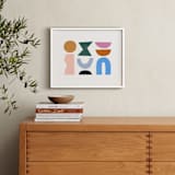 "Color Form" - Art Print in Pacific Blue by Ampersand Design Studio - In a Room
