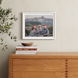 "The Big Picture: Holiday Framed Photo" - Framed Photo in White by Minted - In a Room