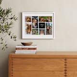 "Seven Photo: Landscape Framed Photo" - Framed Photo in Ebony by Chris Griffith - In a Room