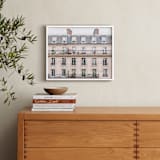 "Days in Paris" - Art Print in Crema by Jessica C Nugent - In a Room