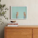"nice to meet you" - Art Print in Pastel Blue by Jacob Loafman - In a Room