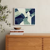 "Blues Night" - Art Print in blue by Carmen Guedez - In a Room