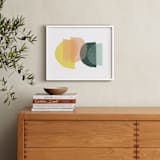 "paper melody" - Art Print in citrus by Carrie Moradi - In a Room