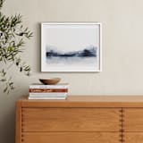 "Alaska from Sea" - Art Print in Navy by Kelsey McNatt - In a Room