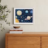 "Solar System" - Art Print in Deep Space by Alexandra Dzh - In a Room