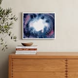 "Stormy Vortex" - Art Print in dark indigo by Amelia Gluba - In a Room