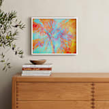 "Key West Orange" - Art Print in Orange by Alex Isaacs Designs - In a Room