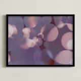 "Circling the spheres" - Art Print in Amethyst by raven erebus - Framed