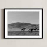 "wild wild west I" - Art Print in Western Grey by Sara Hicks Malone - Framed