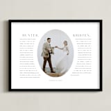 "Our Vows: Framed Photo" - Framed Photo in White by Sarah Curry - Framed