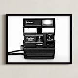 "In an Instant" - Art Print in Black & White by 1885 Atelier - Framed