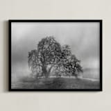 "in the rain" - Art Print in Stormy by Crystal Lynn Collins - Framed