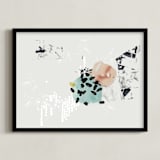 "verse" - Art Print in Linen by Kelly Ventura - Framed