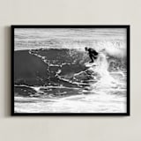 "No More Waiting" - Art Print in Black & White by Carole Crohan - CaroleeXpressions - Framed