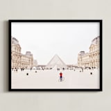 "Men in Red" - Art Print in Radiant Red by Kate Baird - Framed