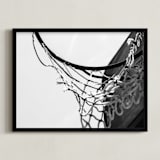 "Hoop Dreamin'" - Art Print in Analog by Jennifer Mckinnon Richman - Framed