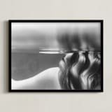 "asha" - Art Print in ash by Kamala Nahas - Framed