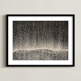 "Sandscape 46" - Art Print in Sandy Beige by Chris Benjamin - Framed