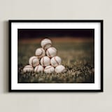 "For The Big Game 1" - Art Print in Field by Janet Cruz - Framed