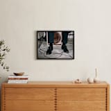 "Mr. Moonlight" - Art Print in Inky Moonlight by Violet Lewis - In a Room