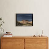 "The ocean shed" - Art Print in Tan by Lucia Coppola - In a Room