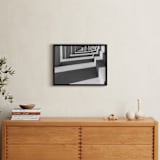 "Light and Shadows" - Art Print in Black & White by Dawn Smith - In a Room